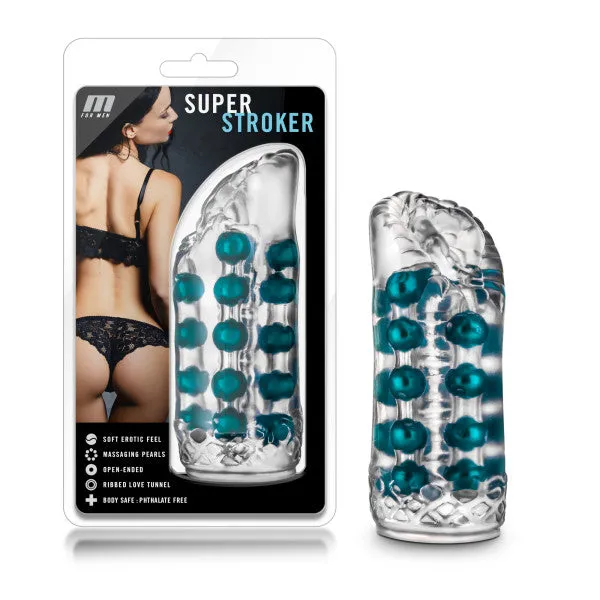 Male Sex Toys Blush Novelties M For Men Super Stroker Clear