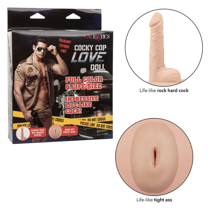 California Exotic Novelties Male Sex Toys Cocky Cop Love Doll