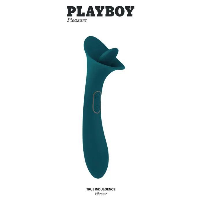 Playboy Vibrators True Indulgence Vibrator Deep Teal Playboy Vibrators True Indulgence Vibrator Deep Teal