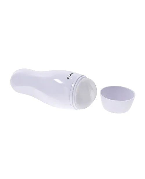 Selopa Male Sex Toys Selopa Pleasure Can Stroker White Selopa Male Sex Toys Selopa Pleasure Can Stroker White