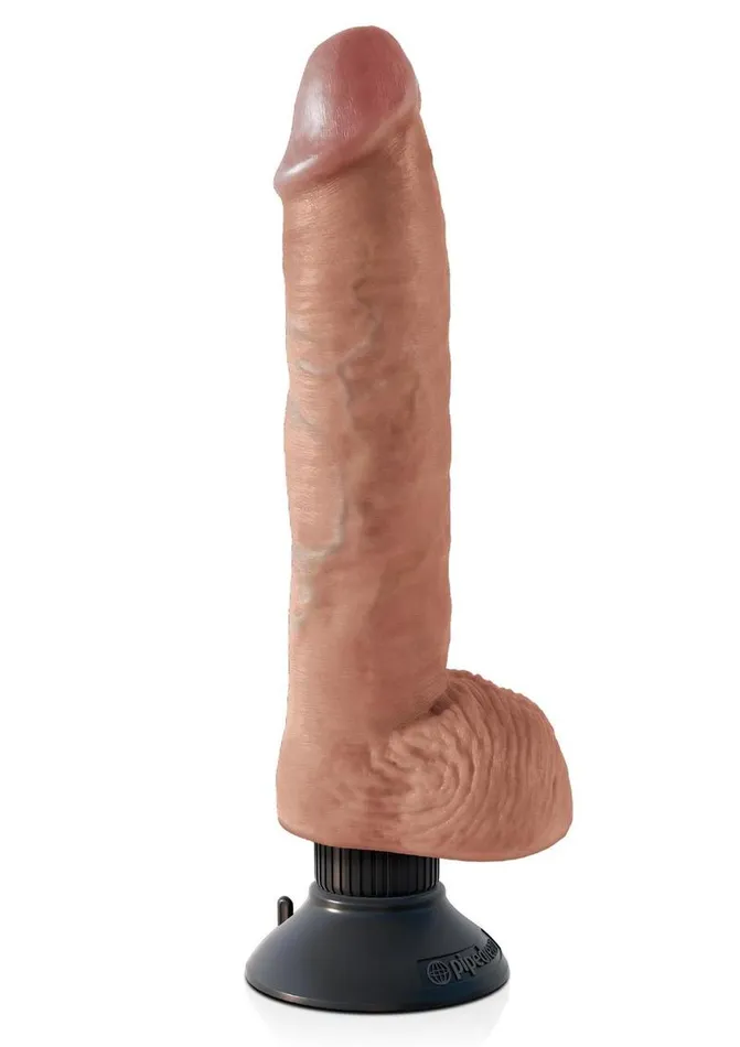 Female Sex Toys King Cock King Cock Vibrating Dildo with Balls Female Sex Toys King Cock King Cock Vibrating Dildo with Balls