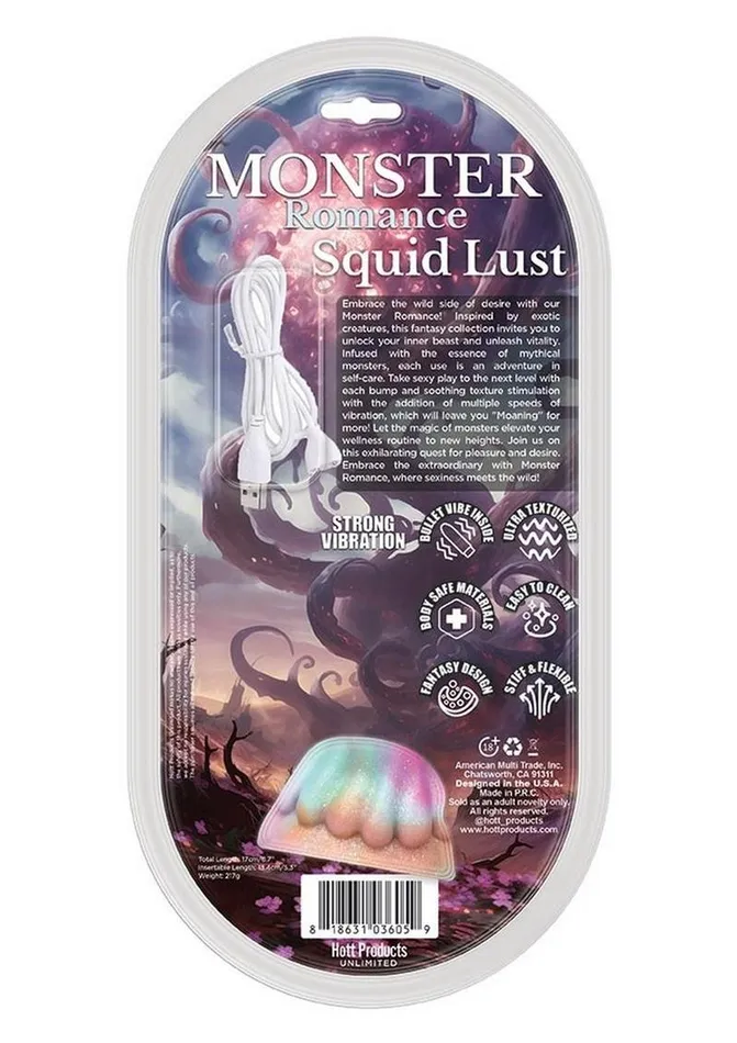 Female Sex Toys Monster Romance Squid Lust Rechargeable Silicone Dong Hott Products