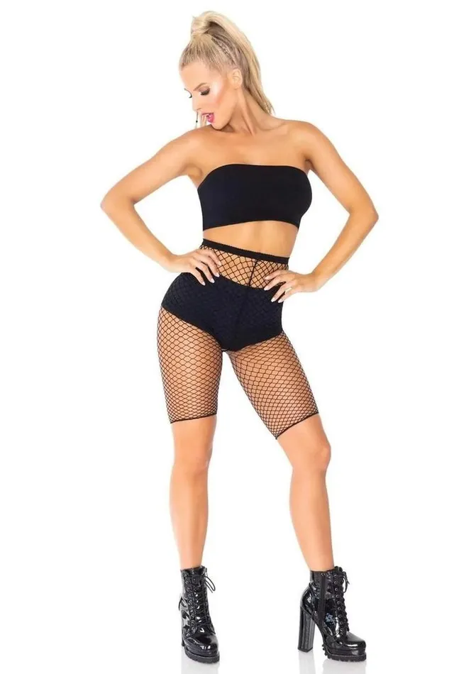 Leg Avenue Industrial Net Biker Shorts Leg Avenue Vibrators