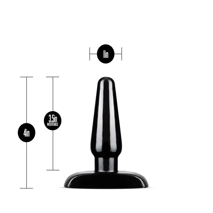 Blush Novelties Anal Anal Adventures Basic Plug Kit Black