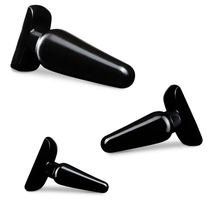 Blush Novelties Anal Anal Adventures Basic Plug Kit Black