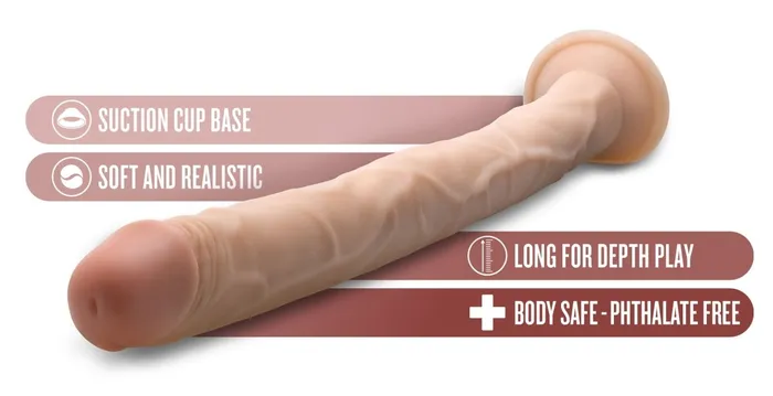 Dr Skin 19 Inch Dildo Beige Blush Dildos Dr Skin 19 Inch Dildo Beige Blush Dildos