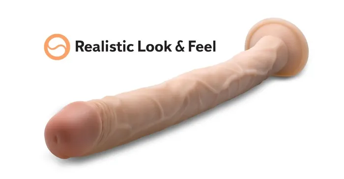 Dr Skin 19 Inch Dildo Beige Blush Dildos Dr Skin 19 Inch Dildo Beige Blush Dildos