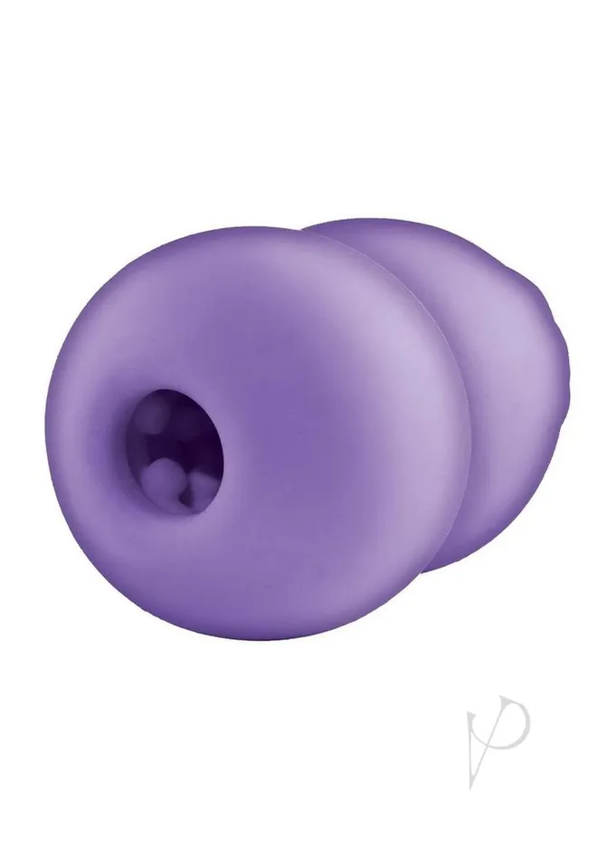 Delite Heated Rose Masturbator Purple Delite Male Sex Toys