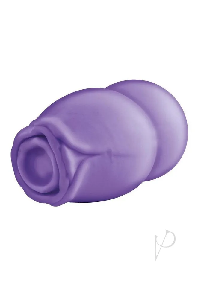Delite Heated Rose Masturbator Purple Delite Male Sex Toys