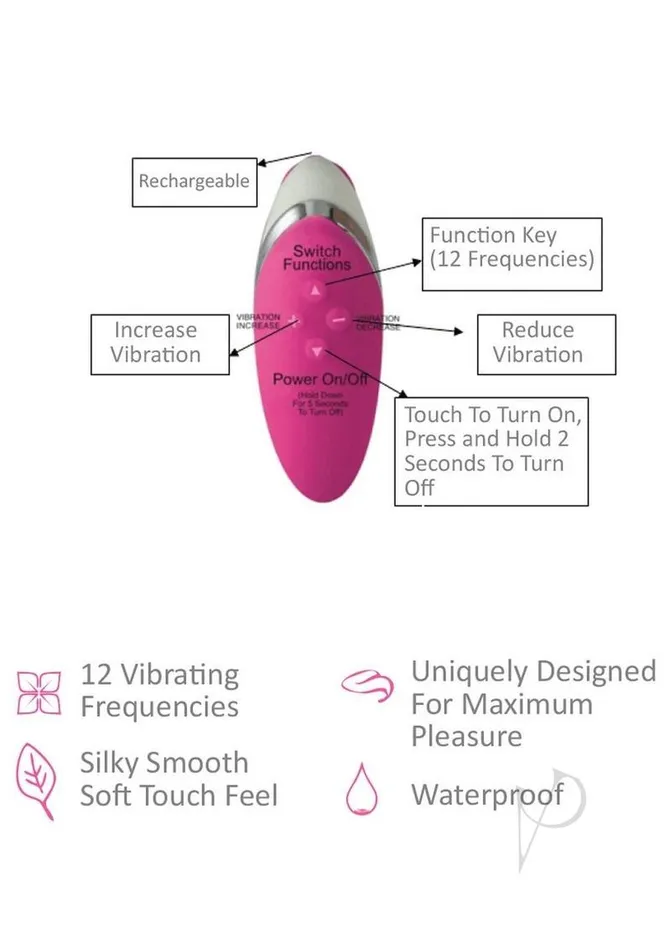 Female Sex Toys Bliss Bella Mini Bunny Magentadisc