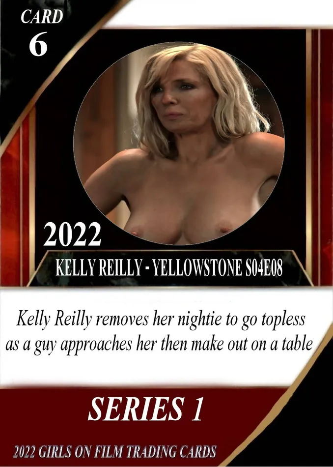 GOF Cards Male Sex Toys 2022 Girls on Film Series 1 Kelly Reilly Nude Card