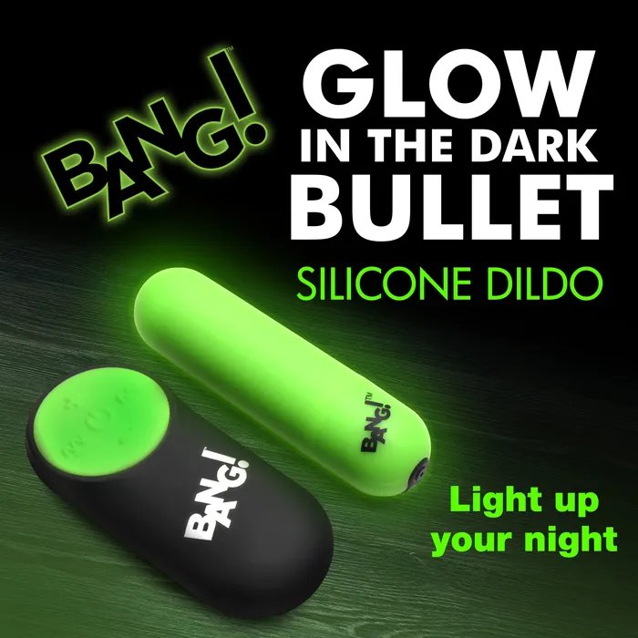 Female Sex Toys Bang GlowintheDark Silicone Bullet