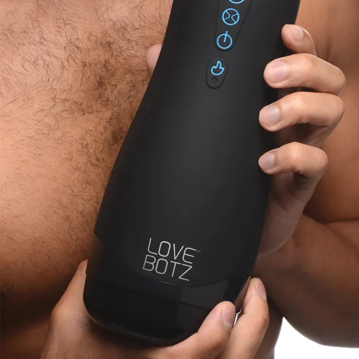 Male Sex Toys XR Brands LoveBotz Auto Milker 15X Sucking Warming Vibrating Masturbator