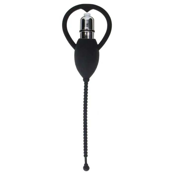 Shots Media Ouch Urethral Sounding Vibrating Bullet Plug Male Sex Toys