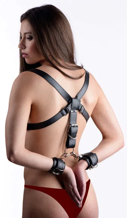 STRICT Couples Deluxe Thigh Sling With Wrist Cuffs