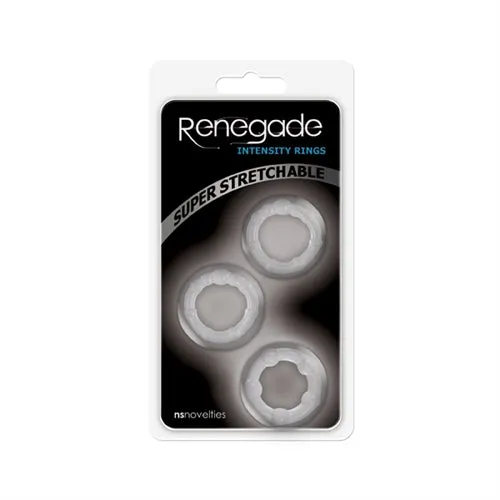 Anal Renegade Intensity Rings Clear nsnovelties