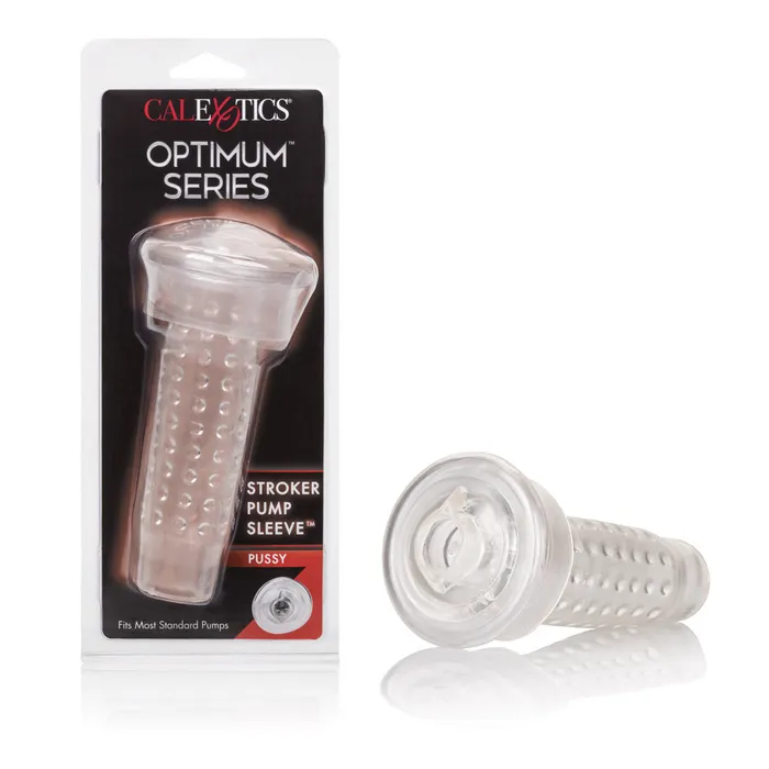 Optimum Series Stroker Pump Sleeve Pussy CalExotics Male Sex Toys