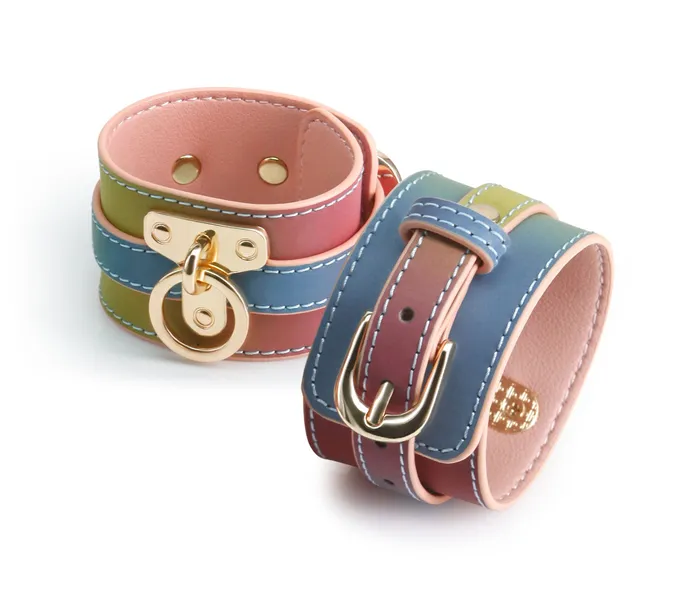 Spectra Bondage Wrist Cuff Rainbow nsnovelties Couples