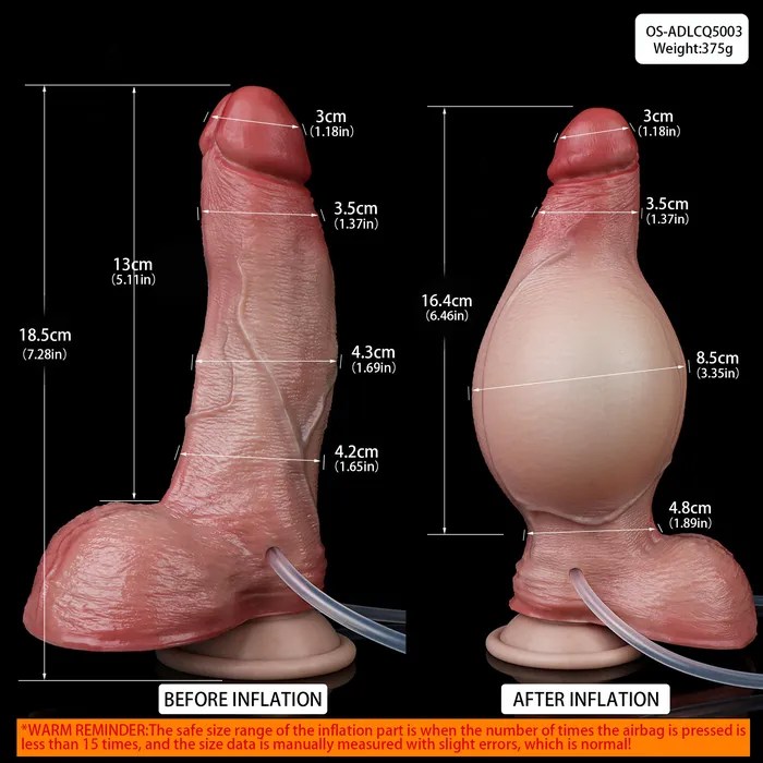 Strapless Realistic Dildo Squirting Inflatable Butt Plug Suction Cup Silicone Women Anal Toys Domlust Anal