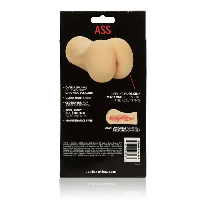 Stroke It Ass Ivory CalExotics Male Sex Toys Stroke It Ass Ivory CalExotics Male Sex Toys