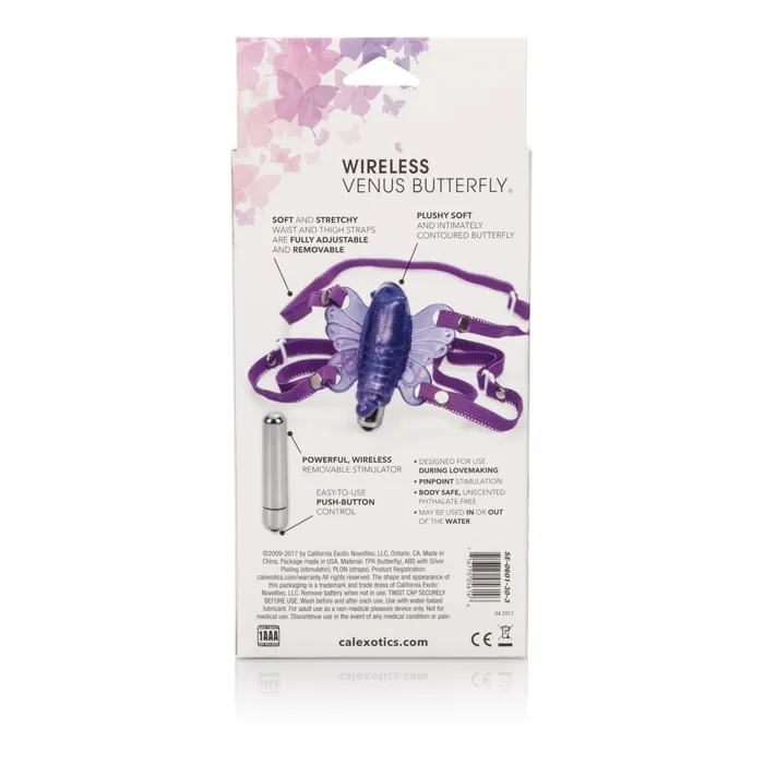 Vibrators CalExotics Wireless Venus Butterfly Wearable Stimulator