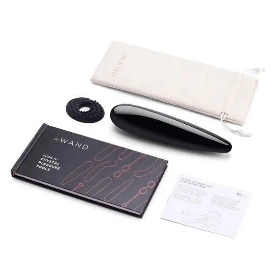 Vibrators LE Wand Crystal Wand Black Obsidian