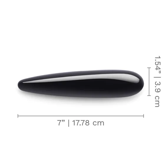 Vibrators LE Wand Crystal Wand Black Obsidian