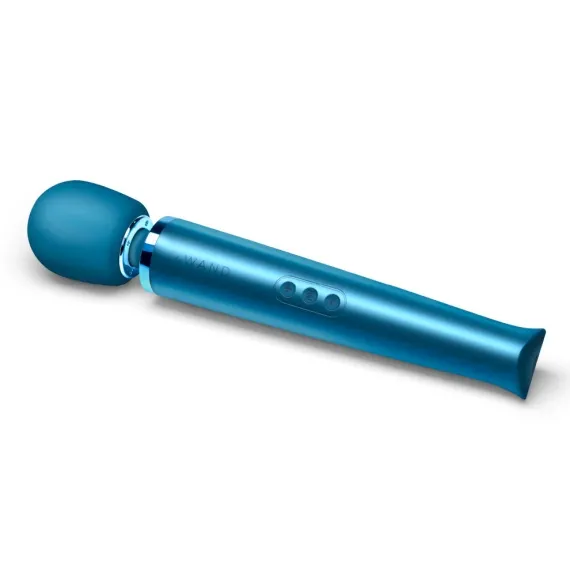 Vibrators LE Wand Rechargeable Vibrating Massager Pacific Blue